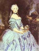 antoine pesne, Portrait of the Actress Babette Cochois (c.1725-1780), later Marquise Argens